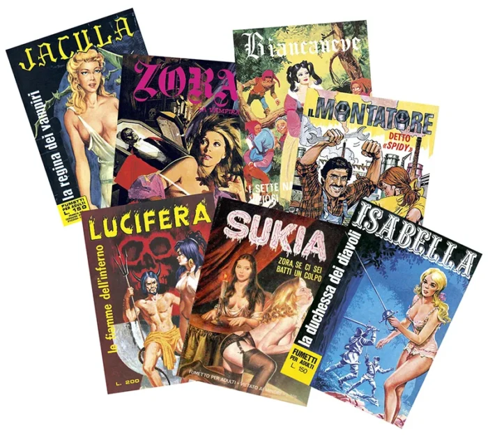 fumetti erotici vintage
