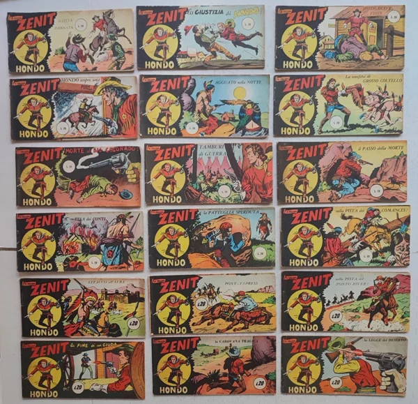 STRISCE HONDO Serie Condor 1/18 completa AUDACE 1957 Collana Zenit - immagine 2