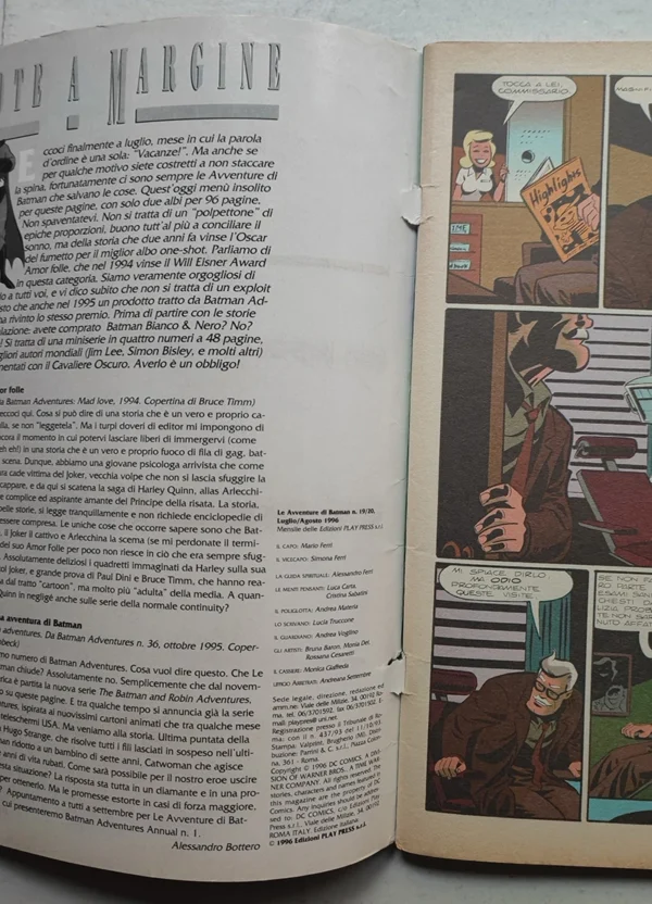 LE AVVENTURE DI BATMAN 19/20 Amor Folle