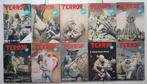 TERROR BLU 1/153 + 3 supplemento Serie Completa