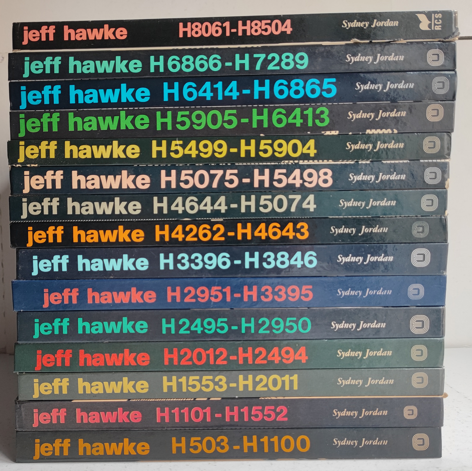 JEFF HAWKE Milano Libri NUMERI A SCELTA Sidney Jordan