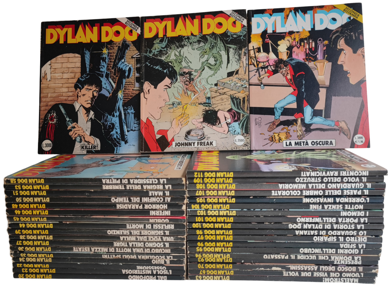 DYLAN DOG IIª ristampa 12/113 Bonelli NUMERI A SCELTA mancolista
