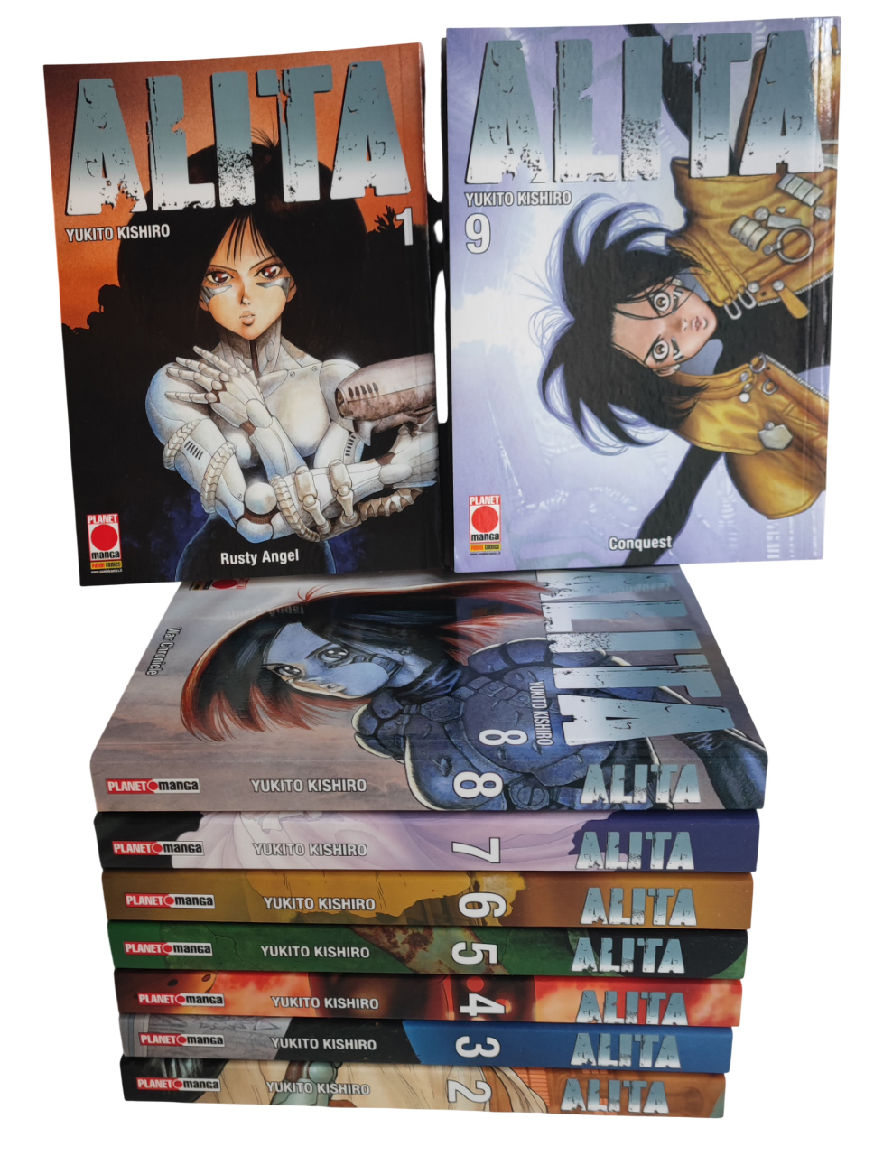 ALITA 1/9 Serie Completa PLANET MANGA 2019 - SPEDIZIONE GRATUITA