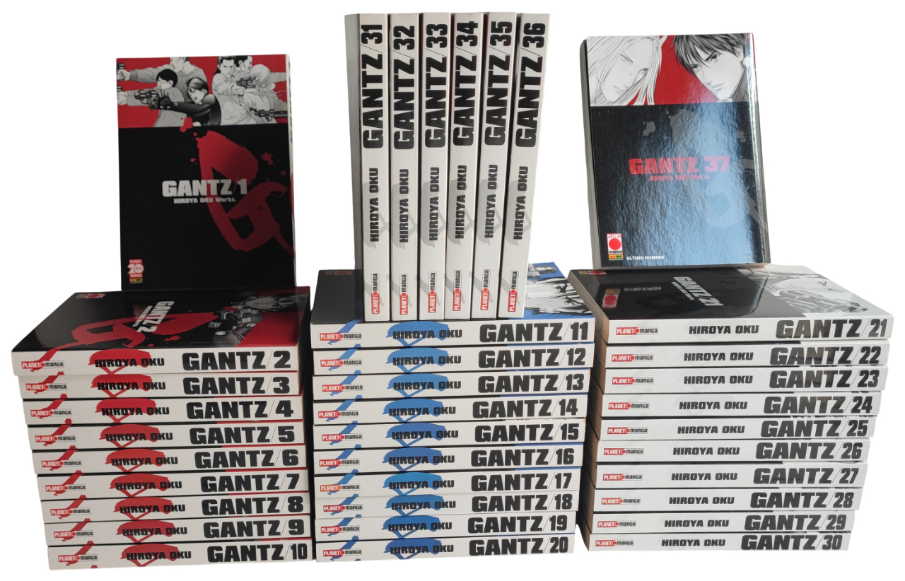 GANTZ 1/37 Serie Completa PLANET MANGA 2015 Hiroya Oku SPEDIZIONE GRATUITA